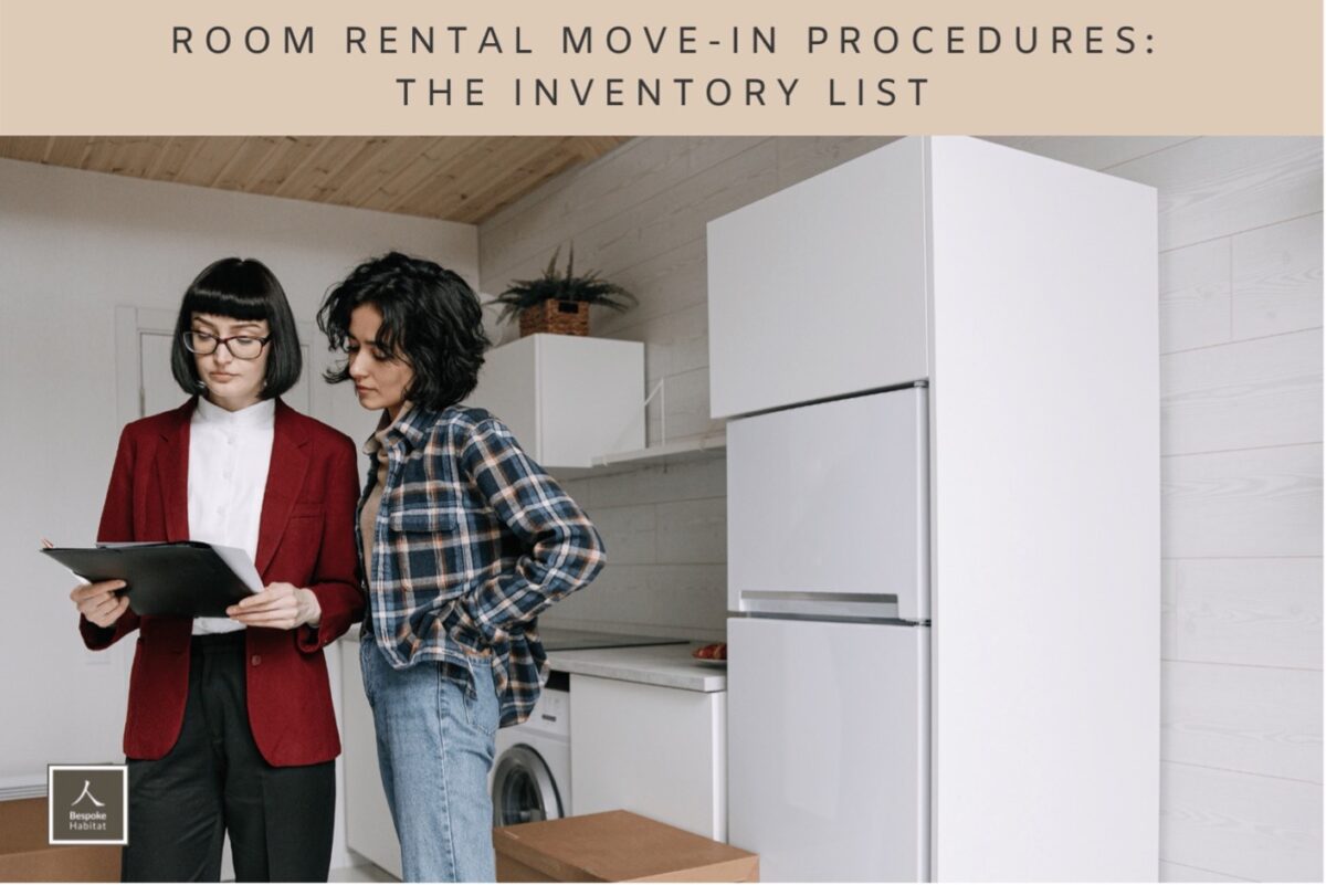 Room Rental Move-in Procedures the Inventory LIst